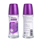 Two bottles of BluWon Hybrid Alum Water with purple caps on a white background