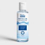 Bottle of BluWon Micellar Cleansing Water on a white background