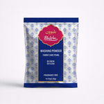 Bluwon washing powder packaging on a white background